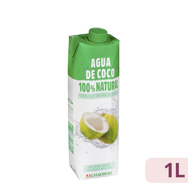 Agua de coco Chaokoh 100% natural