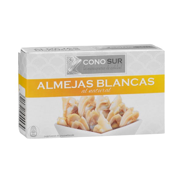 Almejas blancas Cono sur al natural