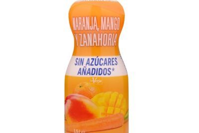 Bebida de zumo de naranja, mango y zanahoria La Verja sin azúcares añadidos