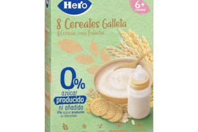 Papilla 8 cereales con galleta Hero baby +6 meses