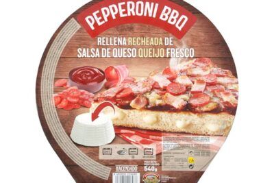 Pizza Pepperoni barbacoa Hacendado ultracongelada