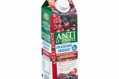 Bebida de frutas rojas antioxidante Hacendado sin azúcares añadidos