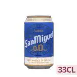 Cerveza 0,0% sin alcohol San Miguel