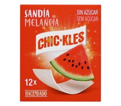 Chicle sandía lámina Hacendado