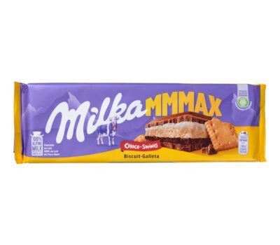 Chocolate con leche Milka galleta