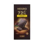 Chocolate negro 72% de cacao Hacendado con pepitas de cacao caramelizadas