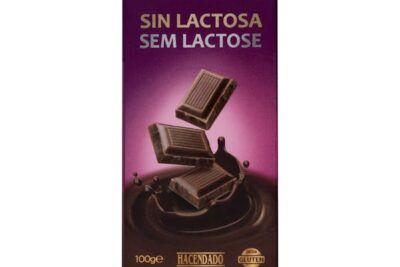 Chocolate sin lactosa Hacendado