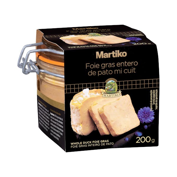 Foie gras entero de pato mi cuit Martiko