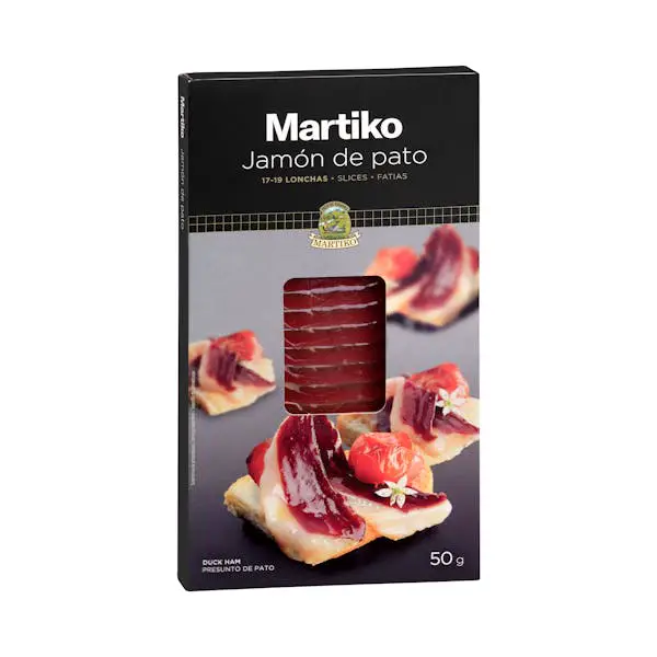 Jamón de pato curado Martiko lonchas