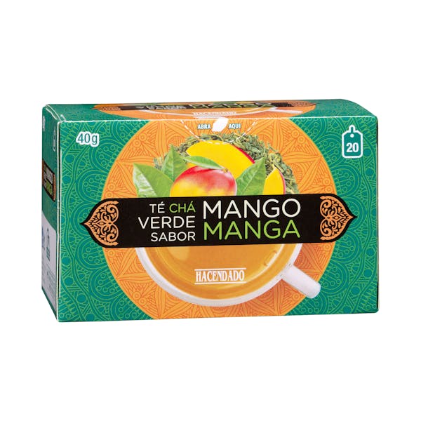 Té verde sabor a mango Hacendado