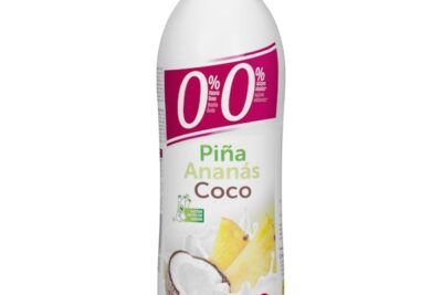 Yogur líquido desnatado Piña y Coco Hacendado 0% m.g 0% sin azúcares añadidos